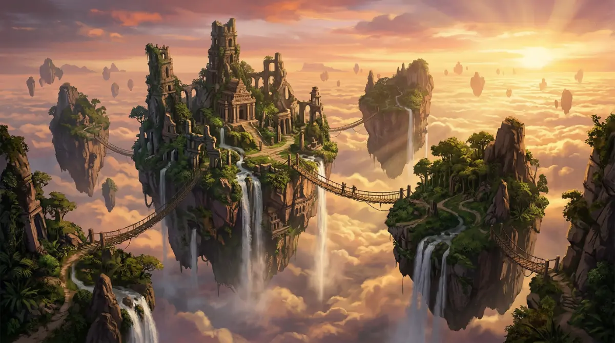 A_chain_of_floating_sky_islands_above_the_clouds_e_delpmaspu
